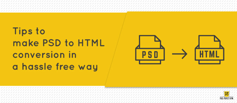 how to convert psd to html