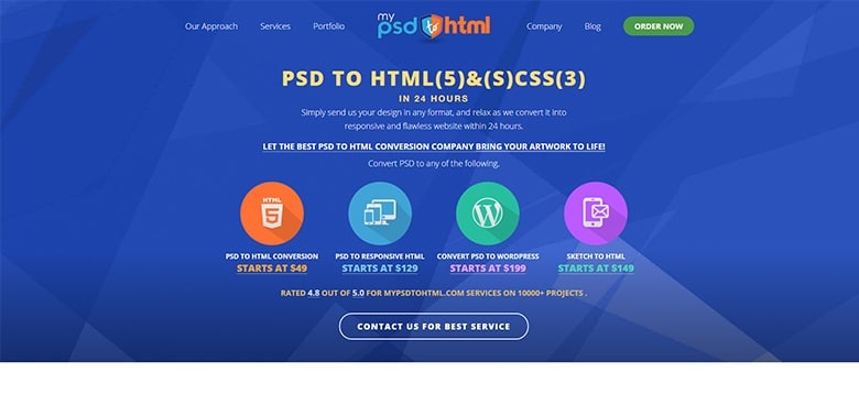 PSD to WordPress Conversion