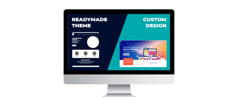 Which one is best for your business? Readymade theme or Custom design