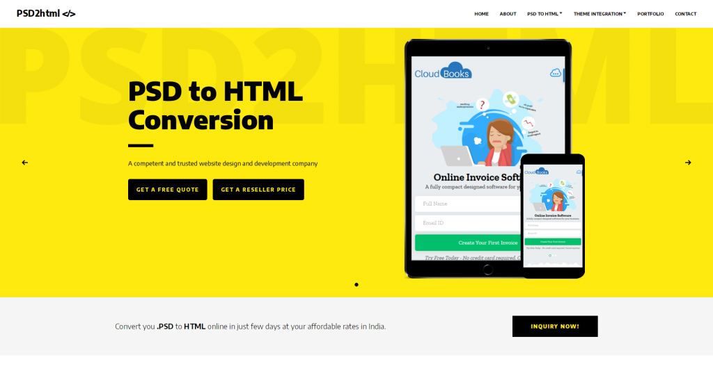 PSD to HTML Conversion Service Providers