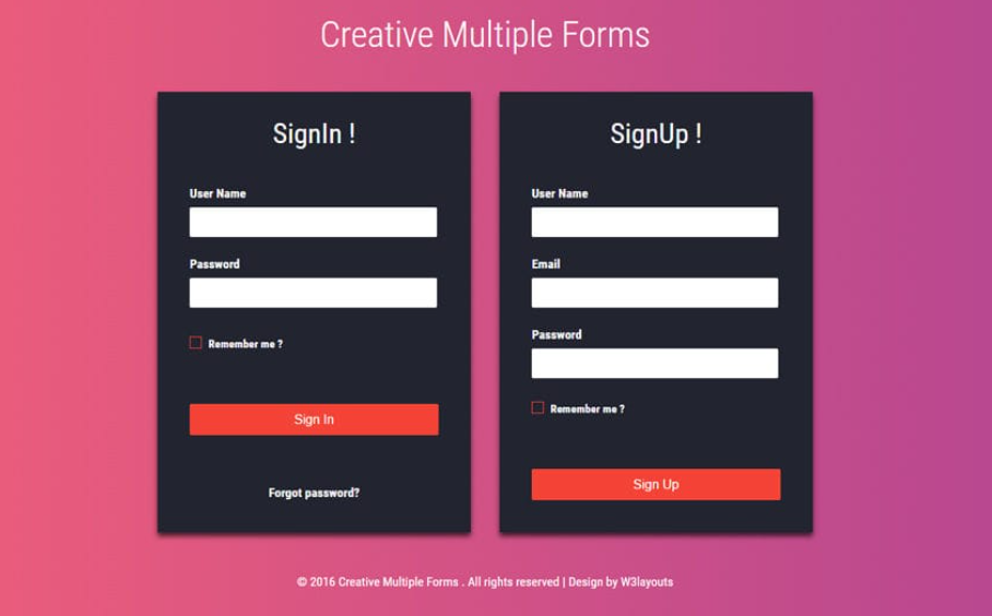Creative Multiple Forms