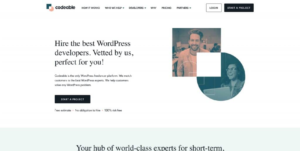 PSD to WordPress Company - Codeable
